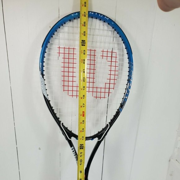 Wilson Impact Tennis Racquet Titanium Volcanic Frame USA Power Bridge - Picture 9 of 9